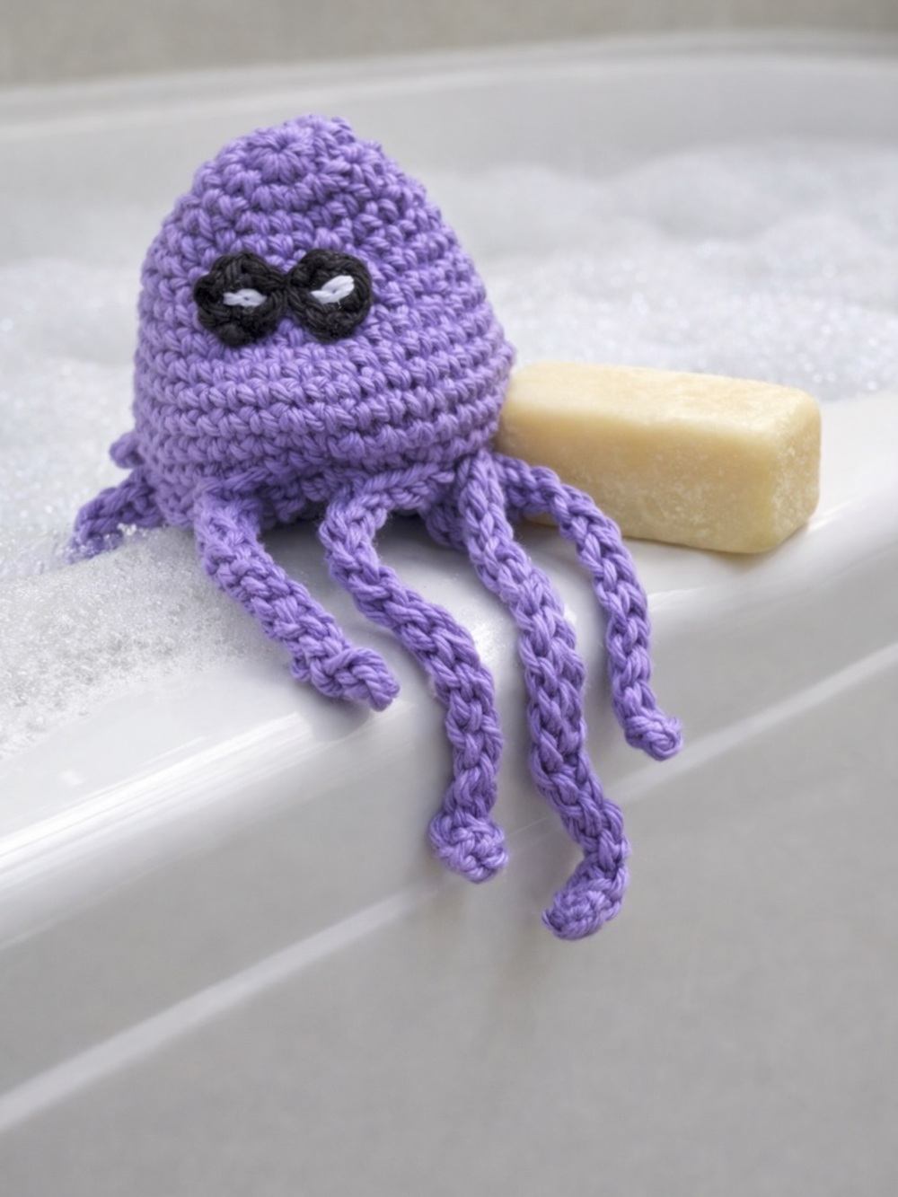 Handmade Crocheted Octopus Soap Saver 100% Cotton - Picture 16 of 16